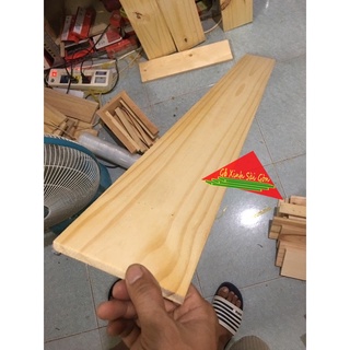 Tấm gỗ thông mới đẹp rộng 20cm, dài 1m2, dày 2cm, được bào láng 4 mặt thích hợp trang trí, làm kệ, ốp tường, decorde