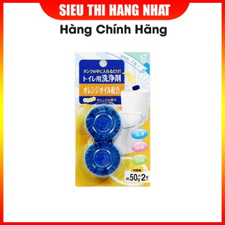 Set 2 viên thả bồn cầu hương cam