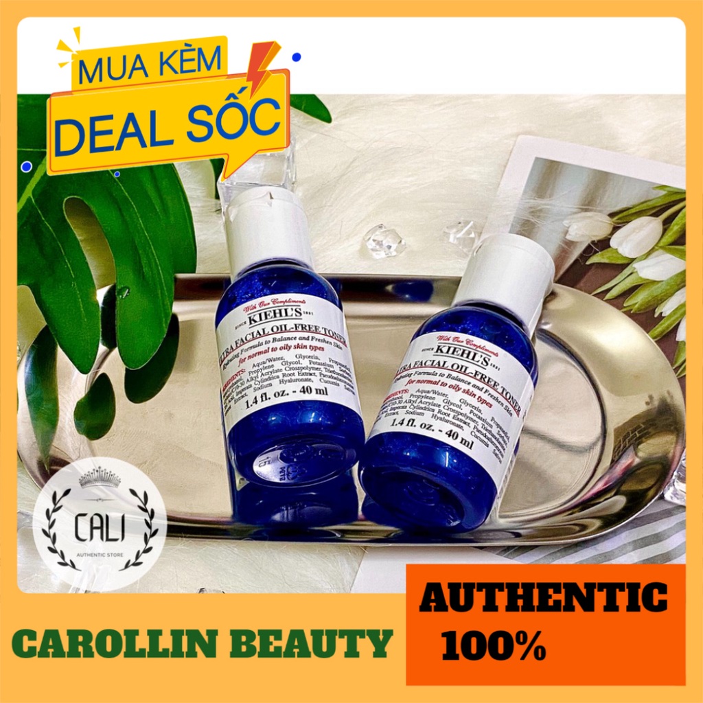 Nước hoa hồng 💖 FREESHIP 💋 Toner Ultra-Facial Oil-free Kiehl's Toner cho da dầu 40ml chính hãng [ Minisize ] CAROL | BigBuy360 - bigbuy360.vn