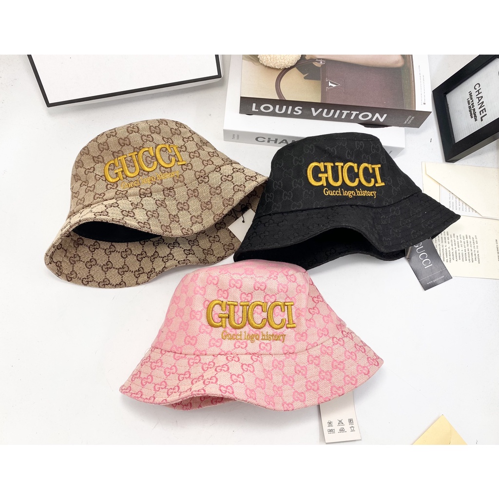 MŨ NÓN BUCKET THÊU GUCCI - TXGS-N320