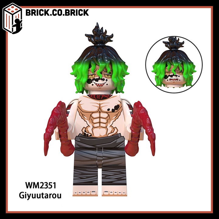 Thanh Gươm Diệt Quỷ Demon Slayer Thượng Huyền Nhất Đồ chơi Lắp ráp Kokushibo Muzan Yoriichi WM6138