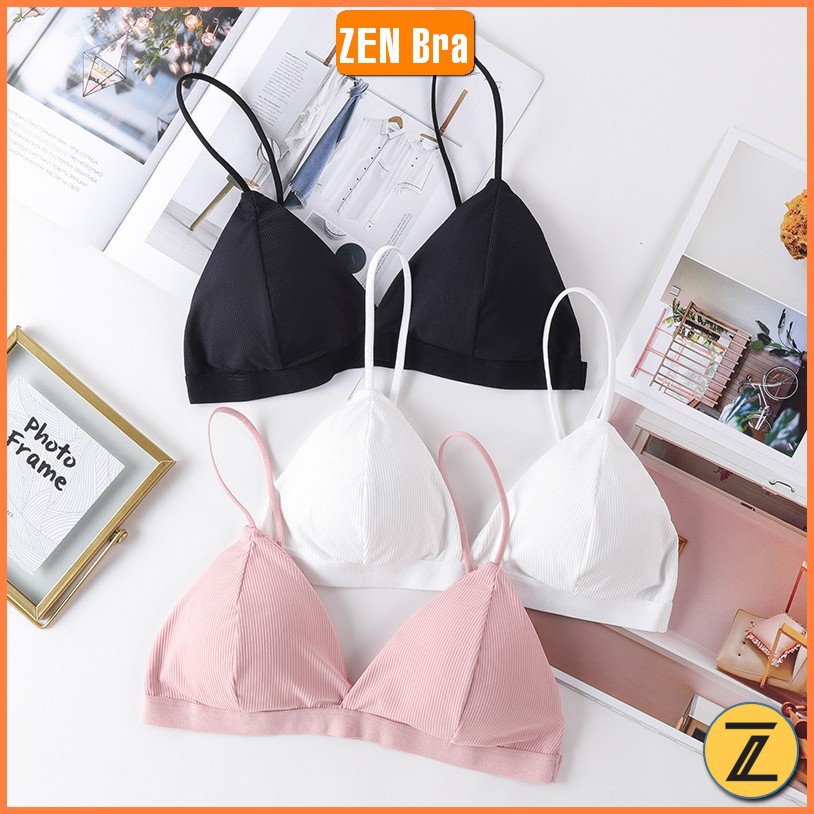 Áo bralette áo ngực nữ cup ngực tam giác 911 áo Bra đệm mỏng cup ngực nhỏ Sexy