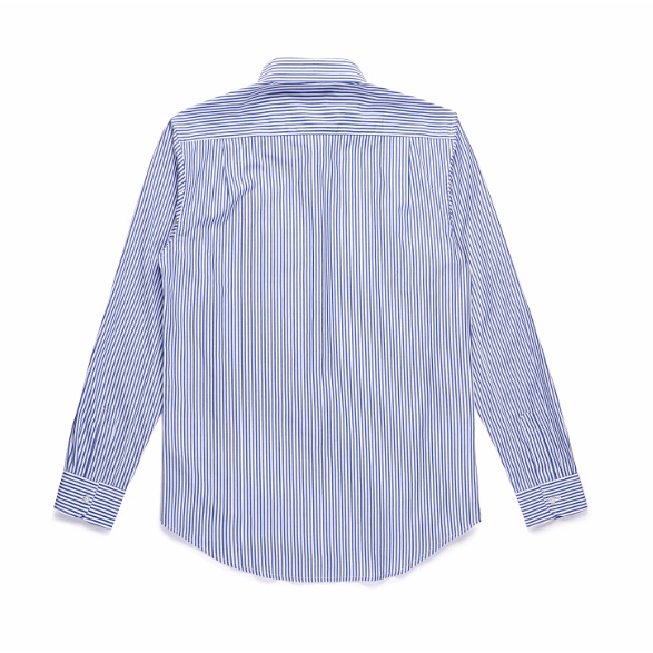 Phong cách mới Phong cách Nhật Bản Dạo phố chơi comme des garcons CDG Áo sơ mi dài tay sọc