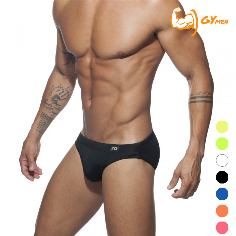 『GYMen』Quần Bơi Sexy áo bơi nam Tam Giác Lưng Thấp 7 Màu Sắc Đa Dạng Cho Nam thể thao Bikini lửng thể thao