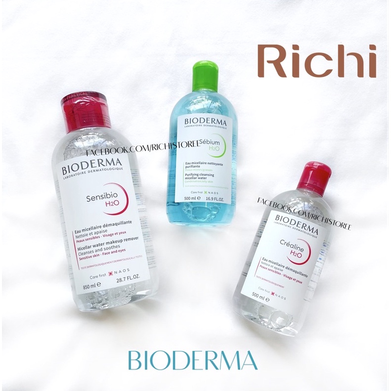 Nước tẩy trang Bioderma 500ml - 100ml - 850ml