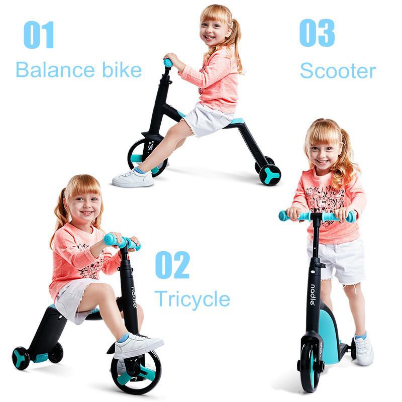 Xe trượt Scooter kiêm chòi chân - cân bằng - 3 bánh cho cho bé 6 trong 1 JOOVY - n5