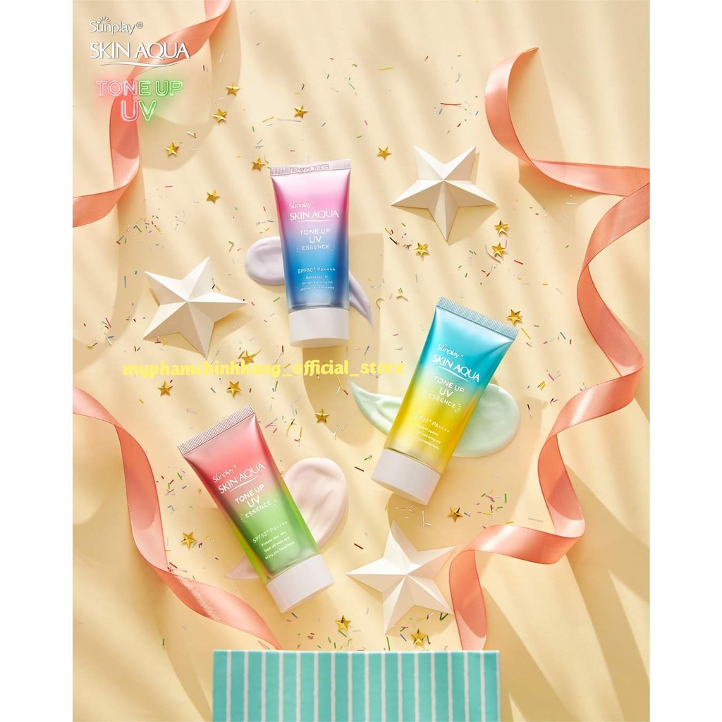 [Mã COSDAY - 50k đơn 250k] Kem chống nắng kiềm dầu nâng tông Sunplay Skin Aqua Tone Up UV Milk 50g