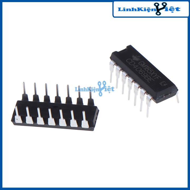 IC chức năng CD4069BE DIP14, CD4069BM SOP14