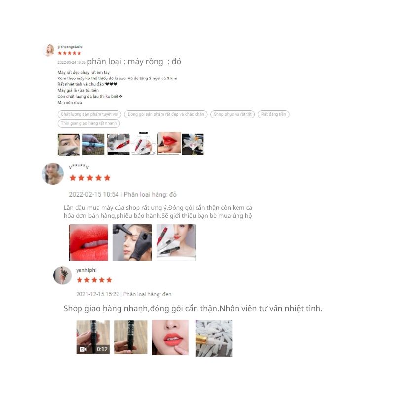 Máy rồng phun môi, mày, mí, hairstrock - Cho ra sản phẩm phun xăm ưng ý