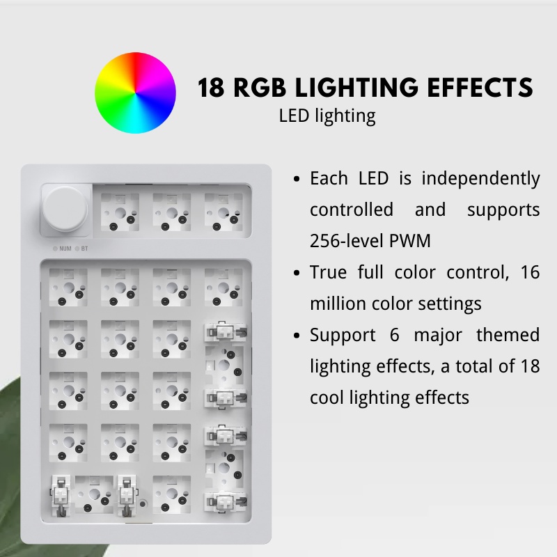 Bàn Phím Cơ Feker JJK-21 Không Dây 3 Chế Độ Kèm Bàn Phím Chuyên Dụng
