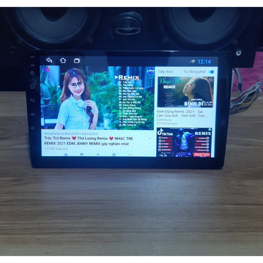 Màn Hình Android 9 inch Cho Xe CITY 2021 - Đầu DVD Android Kèm Mặt Dưỡng Giắc Zin Cho HONDA CITY