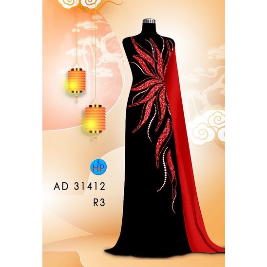 Vải áo dài đen