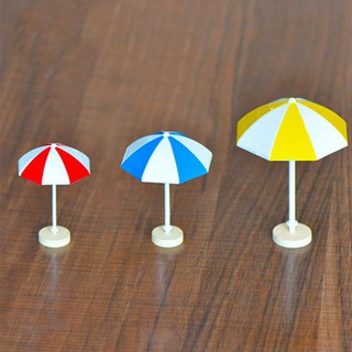Ô che dù trang trí bãi biển - Phụ kiện mô hình tiểu cảnh mini