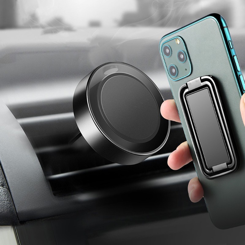 Nhẫn Đỡ Điện Thoại Nam Châm Xoay 360 Độ Đứng