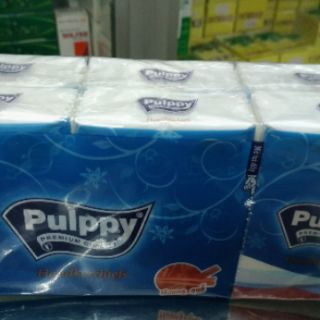 Khăn giấy lụa - PULPPY - hương quế - bịch 6 gói