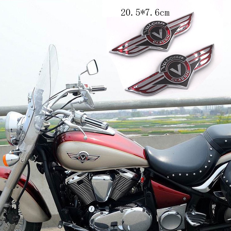 Logo 3D Bằng Nhựa Cho Xe Mô Tô Kawasaki Vulcan Classic VN400 VN500 VN800 VN1500 VN2000