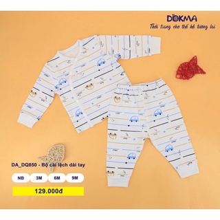 Bộ cài lệch - cài thẳng Dokma size sơ sinh