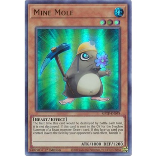 Thẻ Bài Yugioh Mine Mole – GFTP-EN078 – Ultra Rare 1st Edition