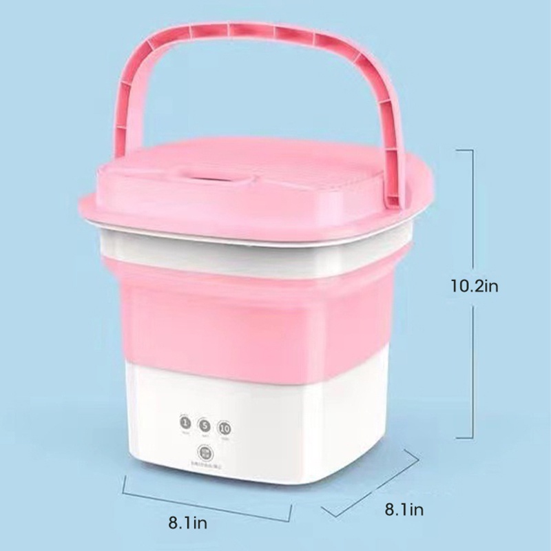 SHIP NHANH Máy giặt mini gấp gọn cho quần áo với thùng máy sấy Giặt cho tất cả đồ lót/ tất Máy giặt với máy sấy ly tâm