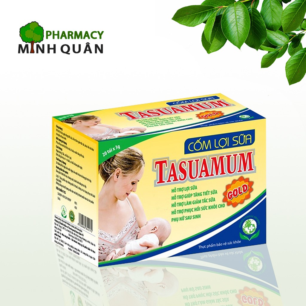 Cốm lợi sữa cho mẹ Tasuamum (20 gói x 3g) [CHÍNH HÃNG]