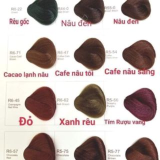 Nhuộm phủ bạc Chocolate HT