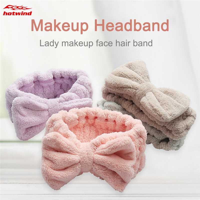 Băng đô bông vải thắt nơ xinh xắn cho nữ