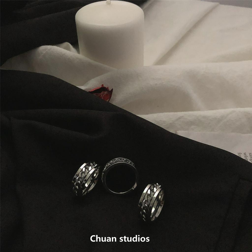 Nhẫn xoay đơn giản cá tính thời trang