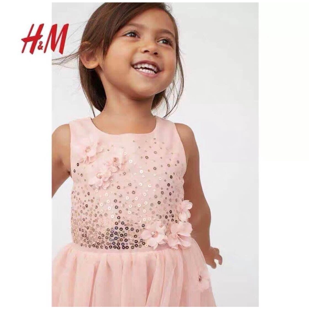 [H&amp;M Xịn Cực Đẹp]Đầm Váy Công Chúa Bé Gái xuất dư