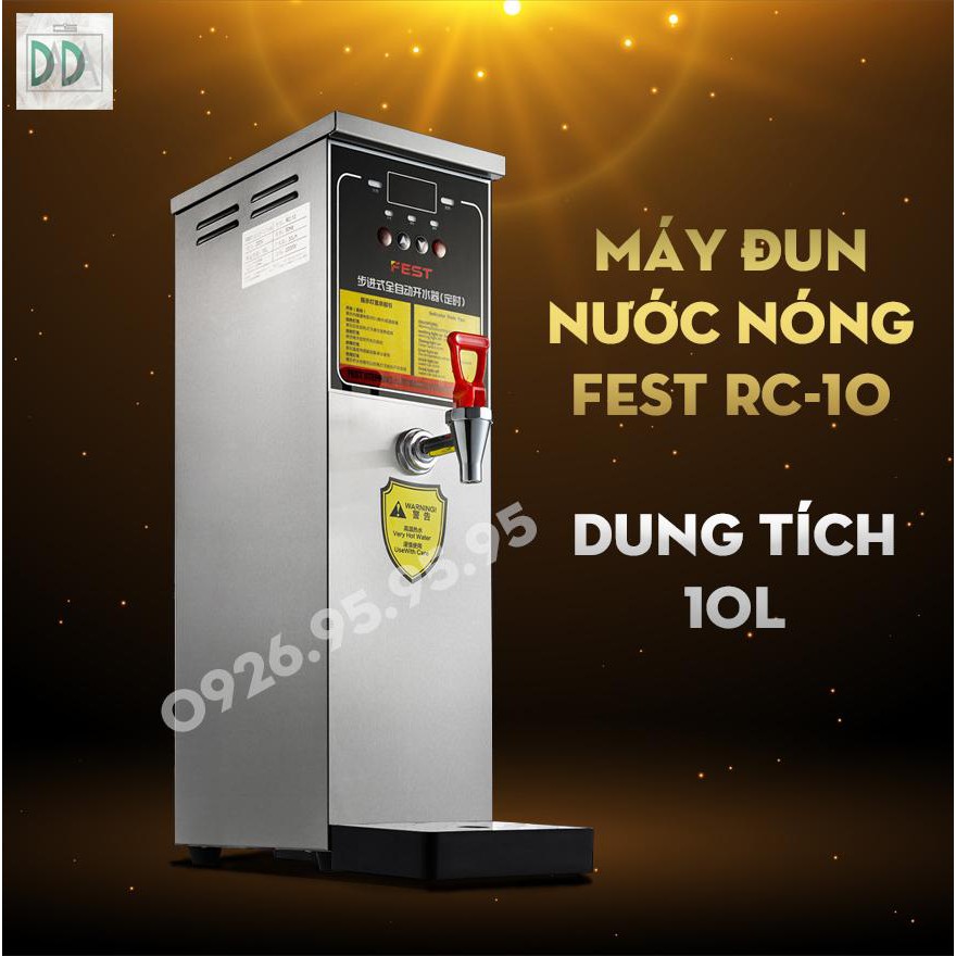 Máy cây đun nước nóng tự động cấp SIÊU TỐC FEST RC10 CHÍNH HÃNG- Thiết bị máy móc pha chế