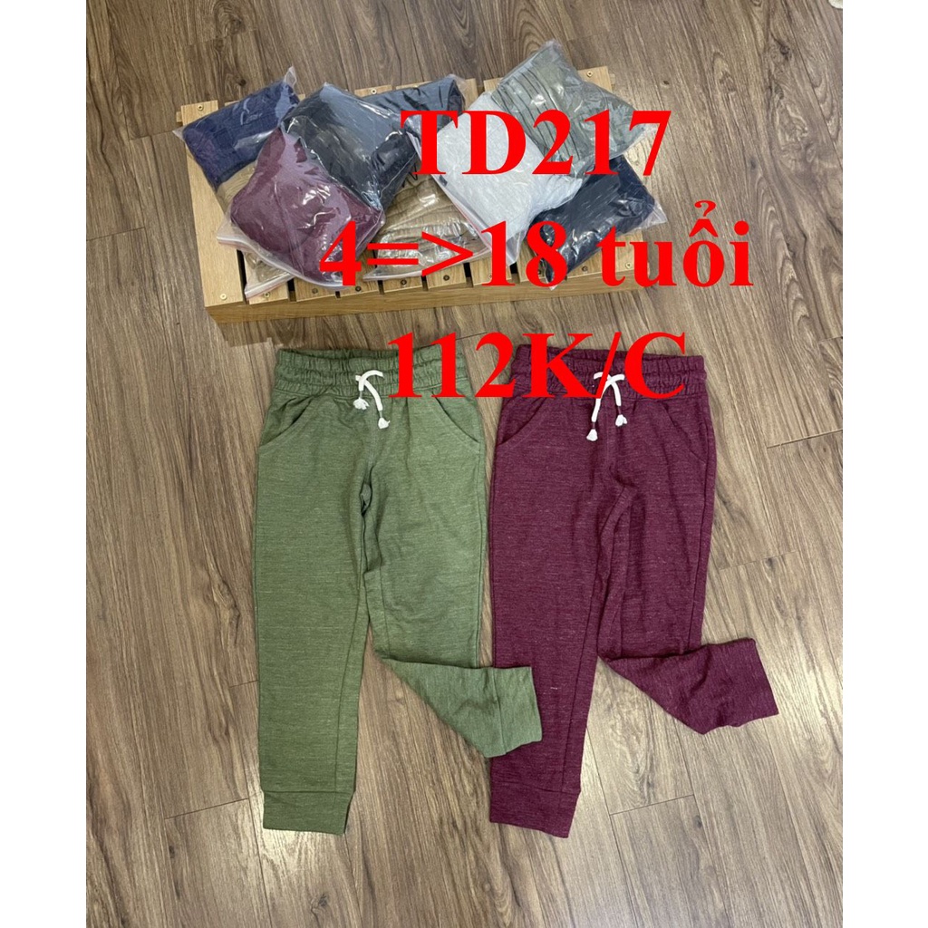 * Mã TD217: Quần da cá bé trai hàng VNXk dư xịn BC 5264.
