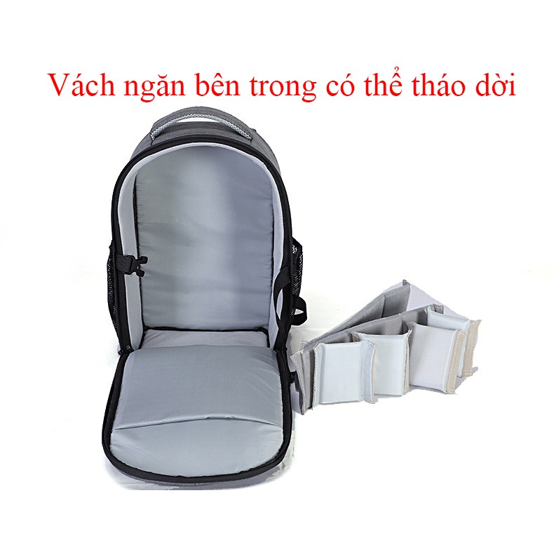Balo máy ảnh full photo Aciq size lớn