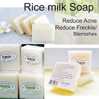 Soap tắm trắng sữa gạo Thái Lan