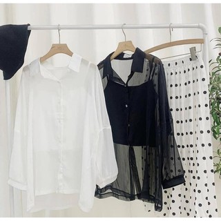 Áo sơ mi kèm quây 2 in 1 hót