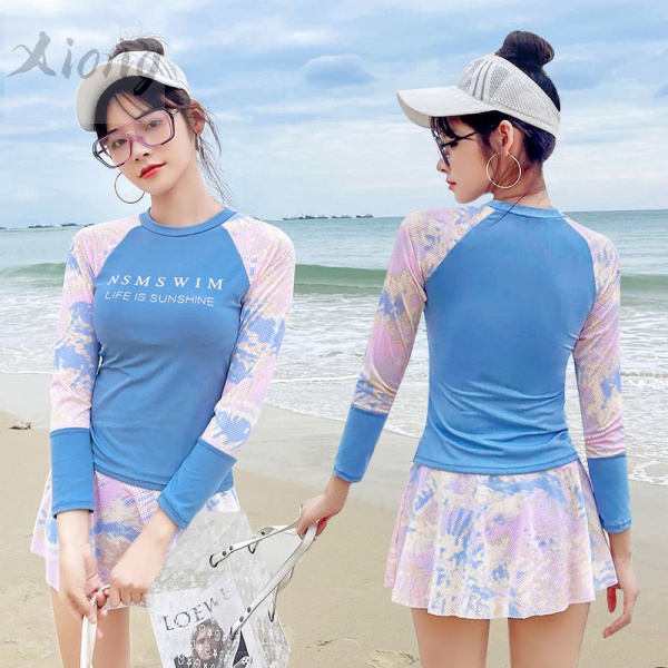 Bộ Đồ Bơi Hai Mảnh Phong Cách Hàn Quốc Cho Nữ