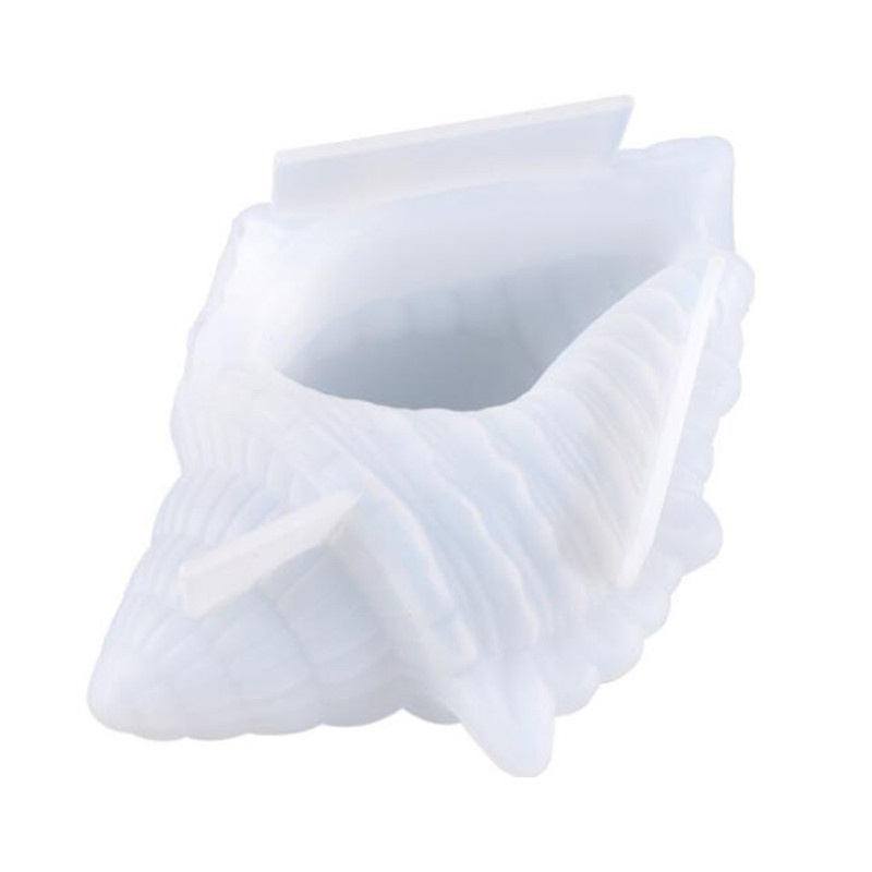 Khuôn silicone làm hộp đựng trang sức hình vỏ ốc