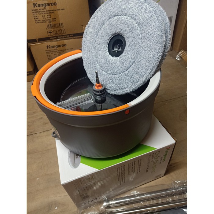 Cây Lau Nhà Thông Minh Kangaro, Cây Lau Nhà 360 Độ KG26M Và KG9SM, Tách Nước Bẩn Với Hệ Thống Tự Giặt Thảnh Thơi