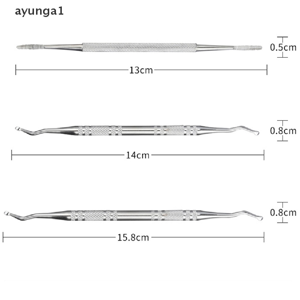 [ayunga1] 3pcs/set Ingrown Toe Nail File Manicure Pedicure Care Manicure Correction Tool [new]