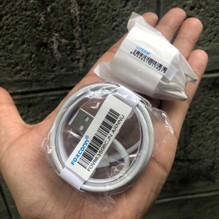 Combo Củ sạc A21 + cáp Foxcom cao cấp dùng cho iPhone 5,6,7,8 chính hãng giá tốt.