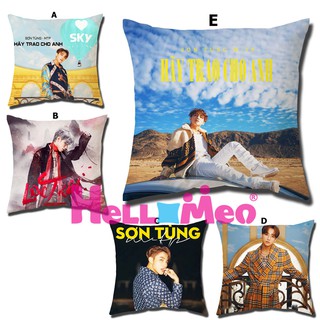 [HOTTREND] Bộ Gối  Ôm Sofa Trang Trí In Hình Ca Sĩ Sơn Tùng MTP - Dành Cho Fan Sky 45 x 45cm