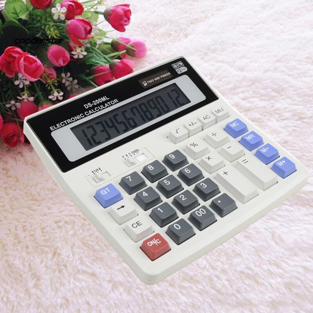 ✾Phụ Kiện Chuyên Dụng Cho Xe Hơi RXSC✾Máy Tính Năng Lượng Mặt Trời 12 Chữ Số Để Bàn