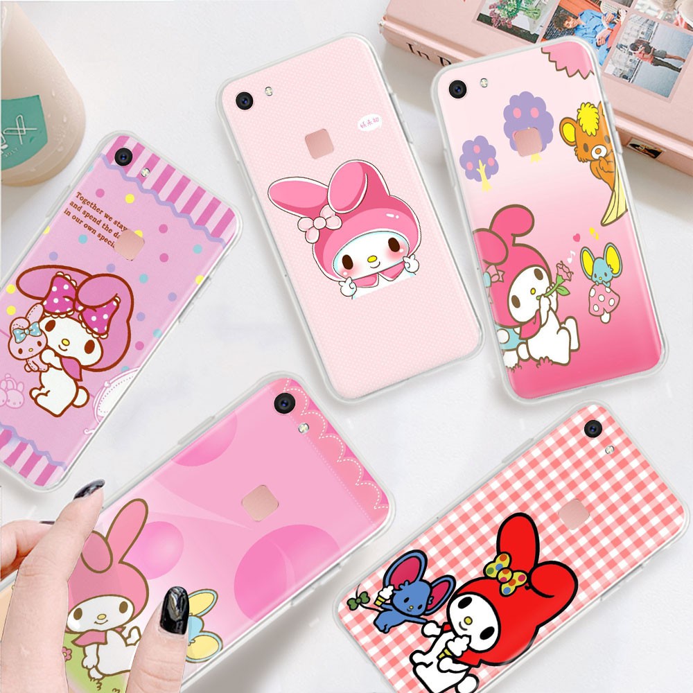 Transparent Case for VIVO U3 V3 Max V5 V5S V7 Plus V15 V17 Pro TB83 My Melody Phone Cover