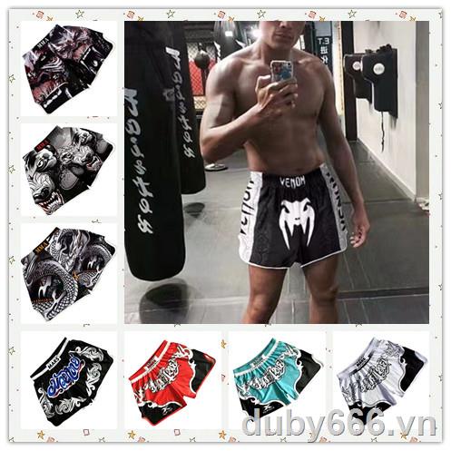 Quần Tập Muay Thai/Boxing Cao Cấp Thời Trang ☾✗Quần Short Thể Thao Thời Trang Năng Động Cho Nam