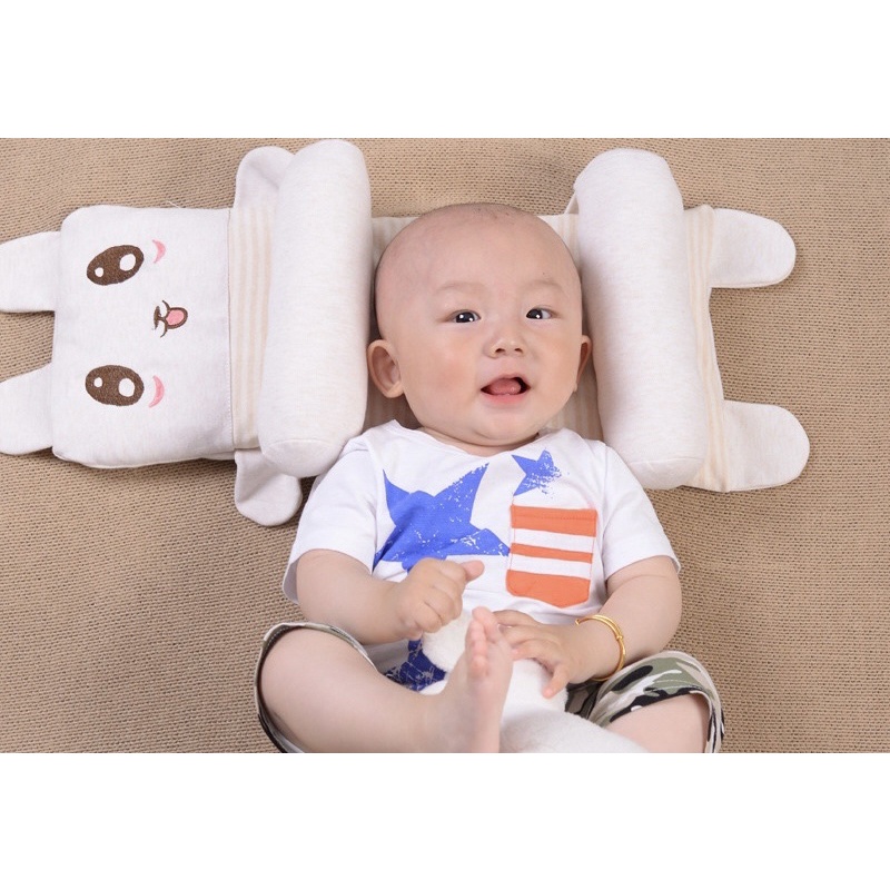 Bộ gối chặn kiểu mạch, vải XÔ xuất nhật cao cấp, Bộ chẹn chống giật mình cho bé sơ sinh