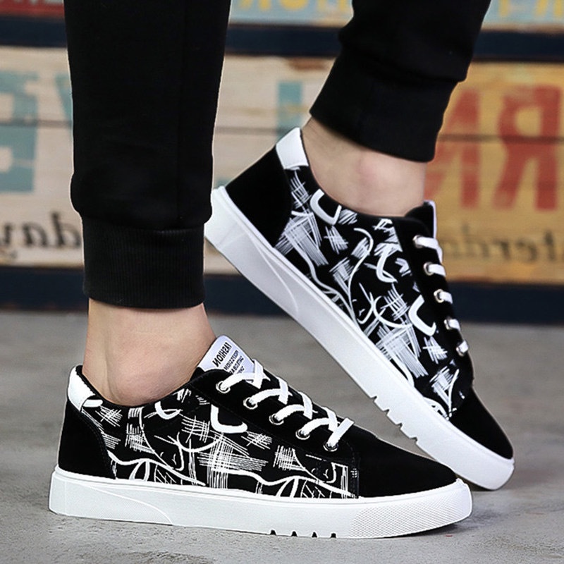 Giày Thể Thao Nam Cổ Cao Thời Trang Hàn Quốc Size 39-44