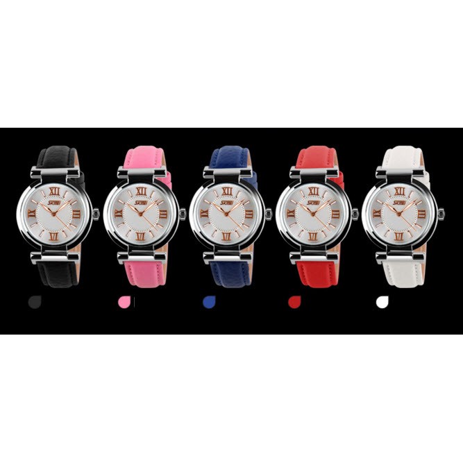 Đồng Hồ Nữ Skmei 9075 Dây Da