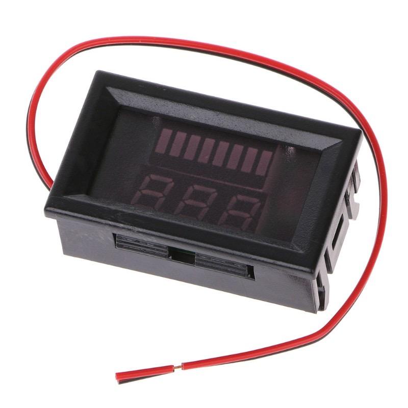Đồng hồ led đo dung lượng bình ắc quy 12v ,24v,36v đến 72v n Mạch đo dung lượng acquy , xe điện pin lithium