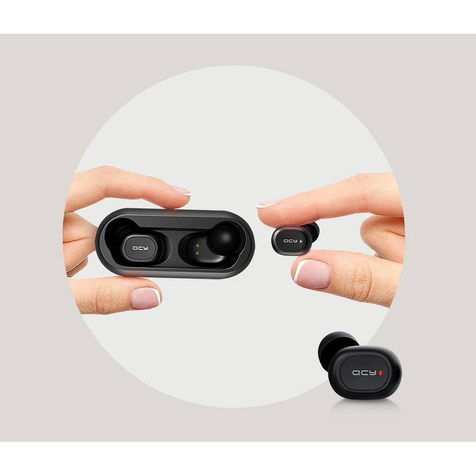 [Mã 2404EL10K giảm 10K đơn 20K] Tai nghe True Wireless Earbuds QCY T1C - Hàng chính hãng