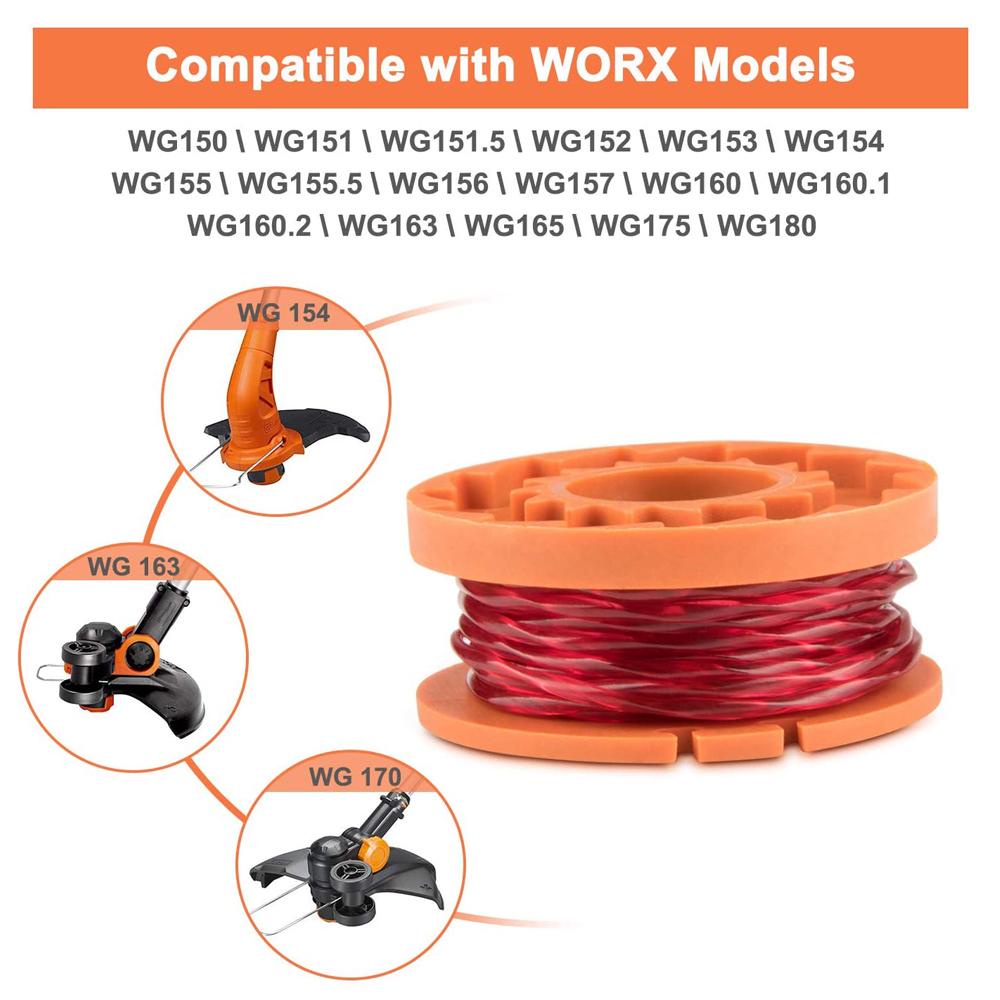 2 Phụ Kiện Đầu Cắt Cỏ Worx WA0010 Tiện Dụng Và Bền
