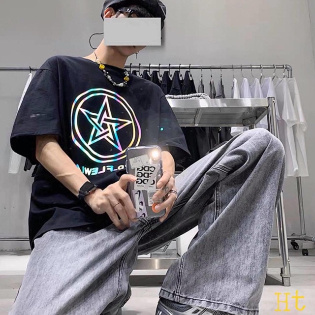 Áo phản quang ngôi sao có chữ HT12