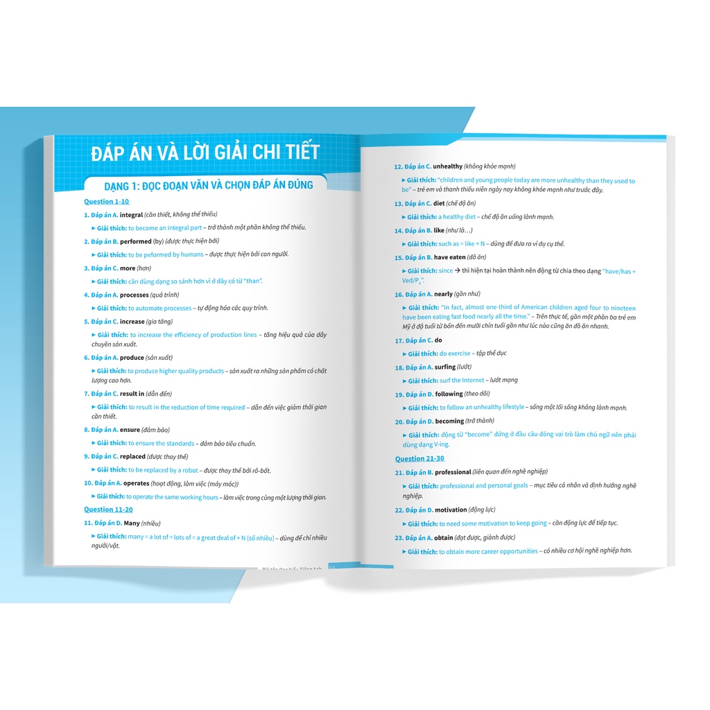 Sách Bài tập đọc hiểu tiếng Anh (ôn thi vào lớp 10 và 10 chuyên) - MGB
